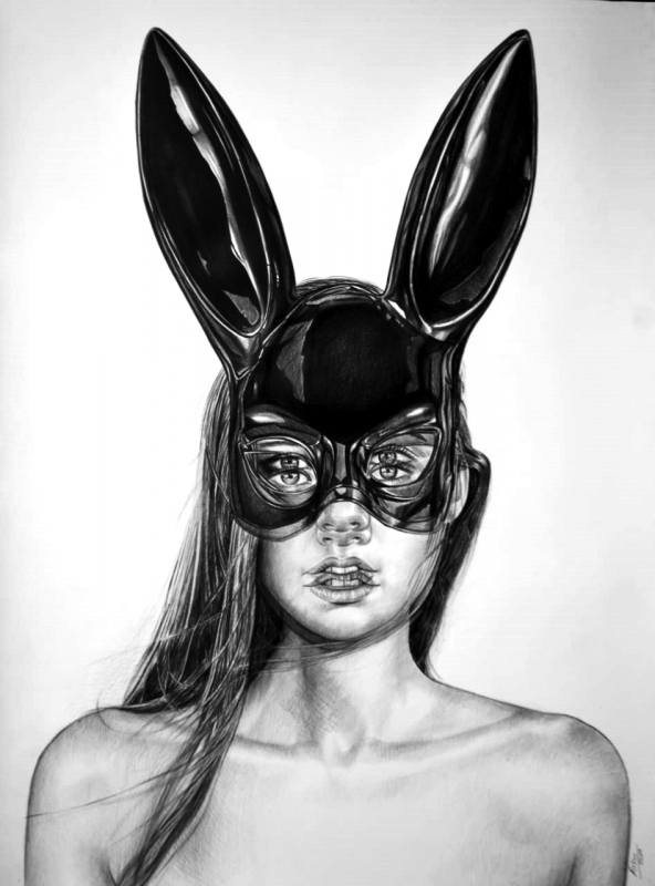 Rabbit VI by artist Óscar Sánchez